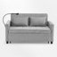 Canapé-lit gigogne escamotable avec ports USB-1232034464