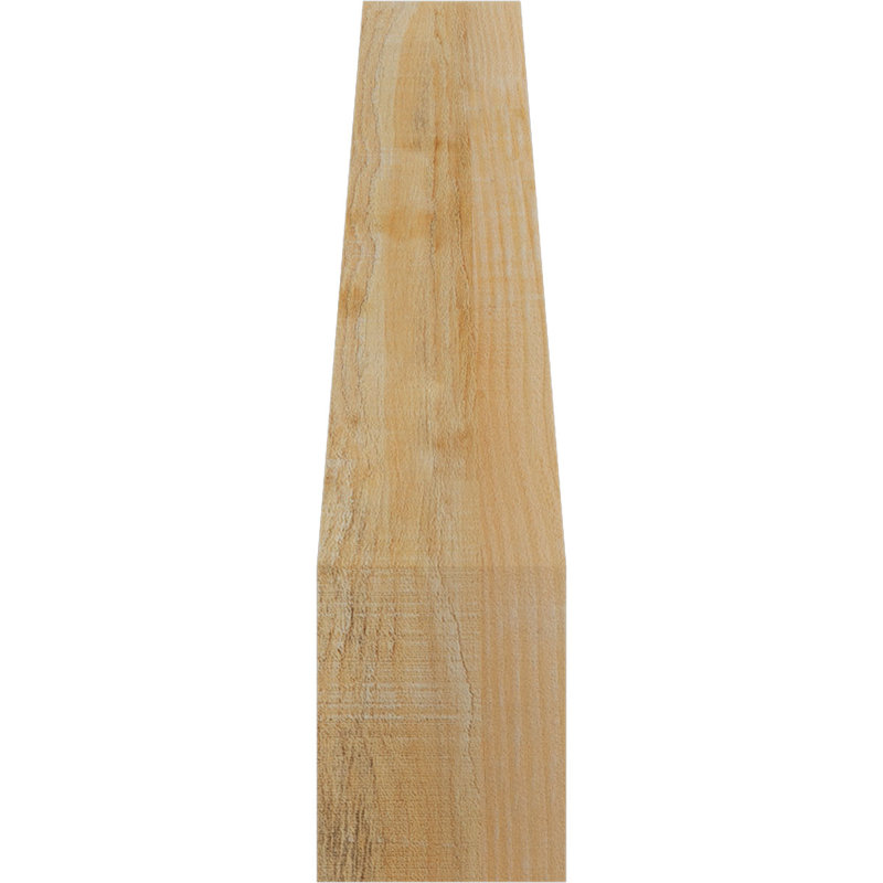 Attelle de genou Funston, Sapin de Douglas, Brute, H 26 po x l 6 po x P 18 po