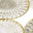 Multi Geometric Metal Plate Hanging Decor - Create A Stunning Visual Disc Enhance Your Interior
