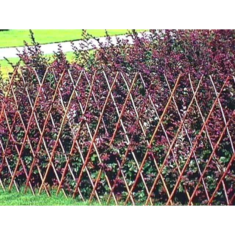 Treillage extensible en bois de saule, H 72 po x l 72 po x P 1 po