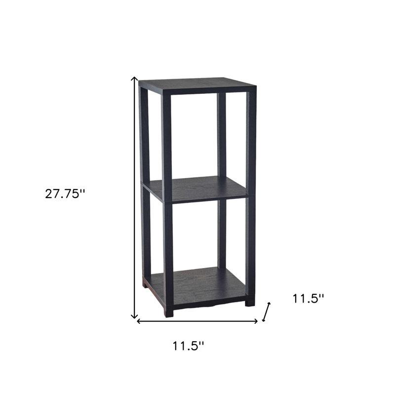 Table de bout avec rangement Anyka, H 27,75 po x l 11,5 po x P 11,5 po