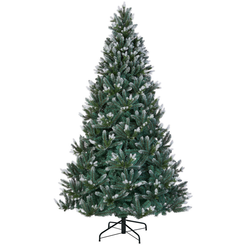 Green Realistic Pine Christmas Tree, 7' H