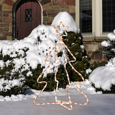 Motif de sapin de Noël illuminé