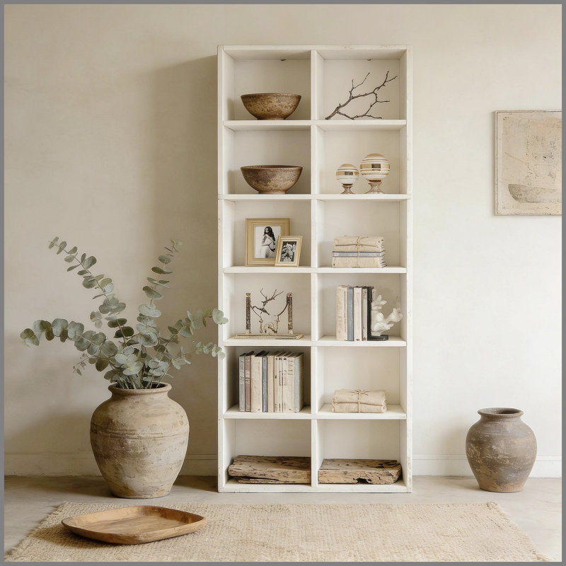 Compact Bookcase,Attractive Display Rack,Open Cabinet