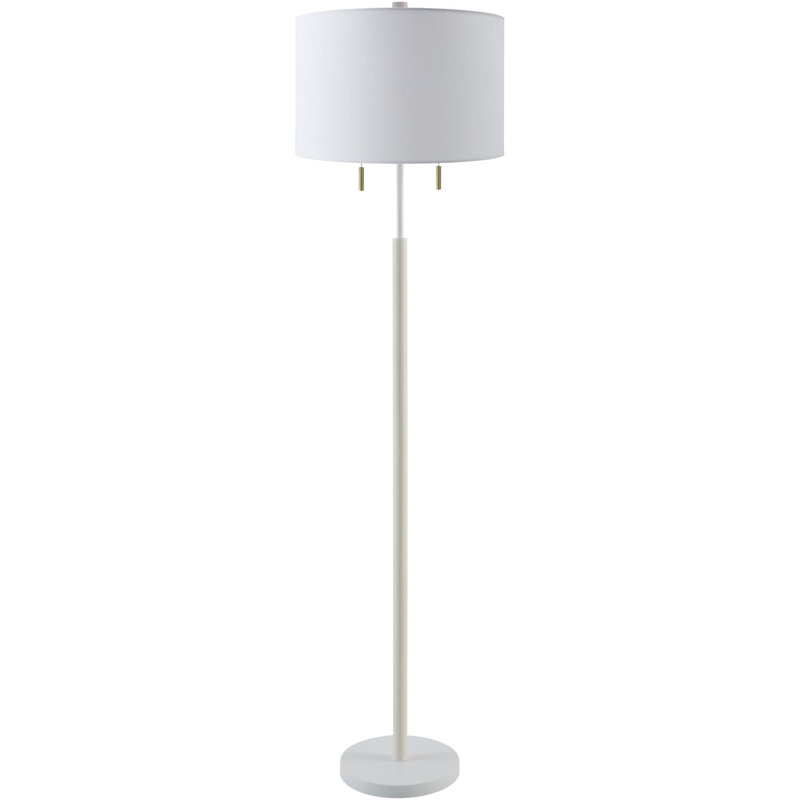 Lampe sur pied 62 po Kenley, Blanc