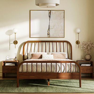 Anderson Solid Wood Spindle Bed Frame