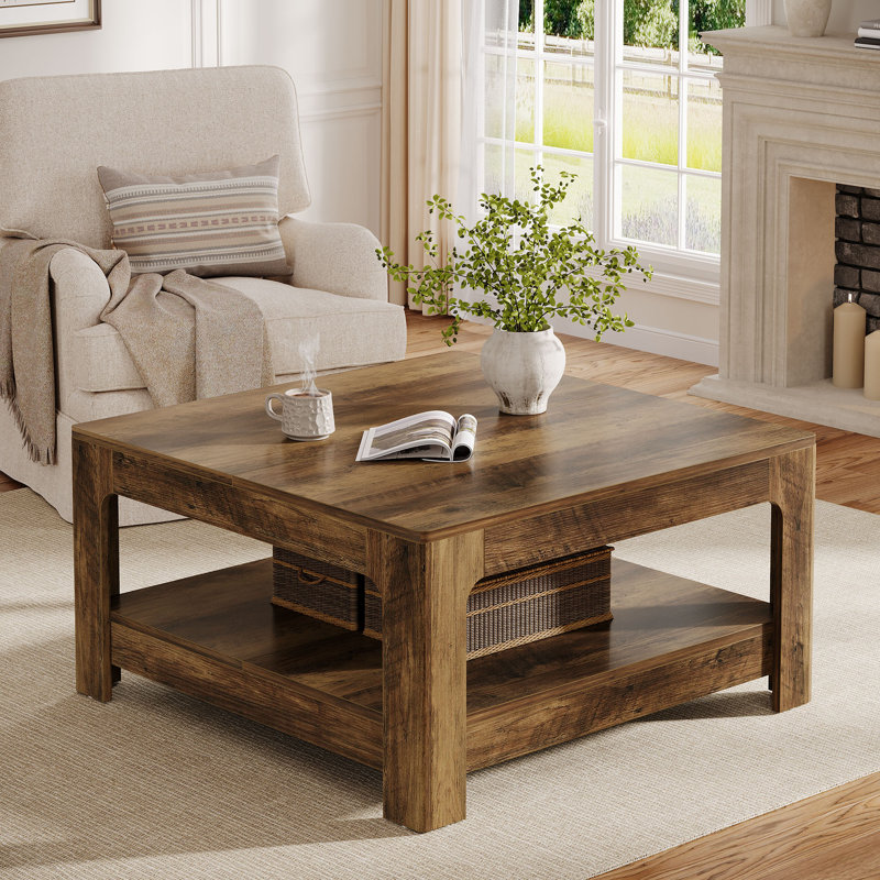 Four Leg Coffee Table with Storage