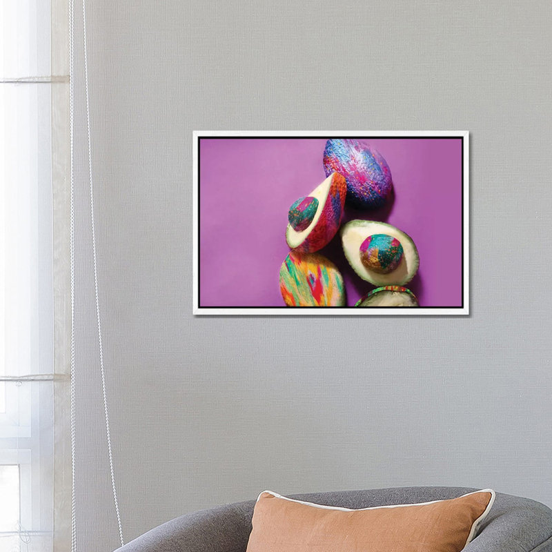 Avocado by EttaVee - Print on Canvas, 66.04 cm H x 45.72 cm W, White Framed Canvas