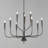 9 - Light Steel Dimmable Chandelier-1504597155