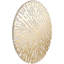 Décoration murale en bois ciselée à motif d'étoile scintillante avec support blanc
