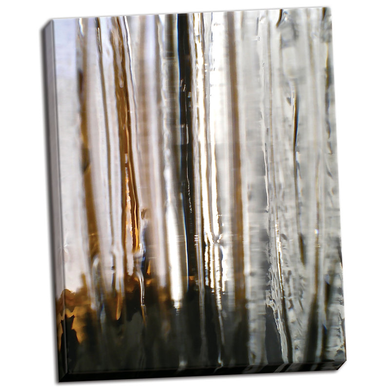« fissuréed glass i », impression, H 28 po x l 22 po x P 0,75 po, Toile tendue