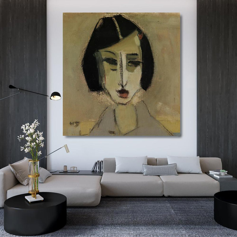"Gota" par Helene Schjerfbeck - Art mural sur toile tendue avec châssis
