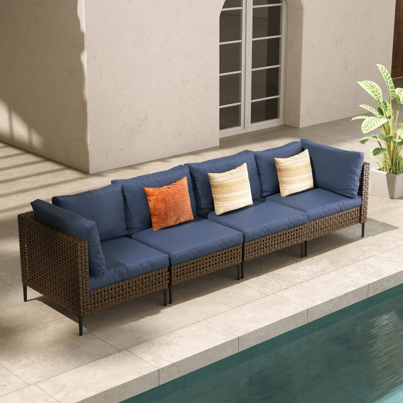 Wicker Outdoor Patio Sectional