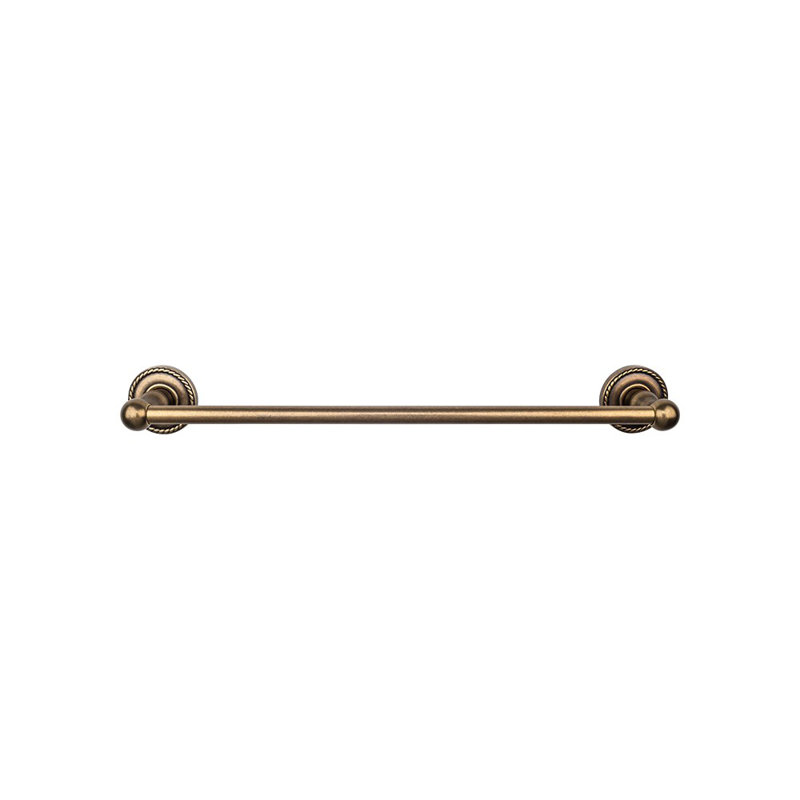 Edwardian Bath Single 26 1/2" Wall Mounted  Towel Bar, German Bronze