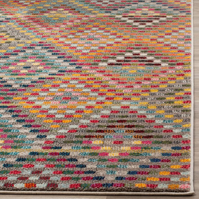 Monaco Performance Geometric Rug, Runner 2'2" x 12'