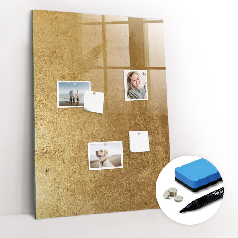 Magnetic Glass Photo Memo Board