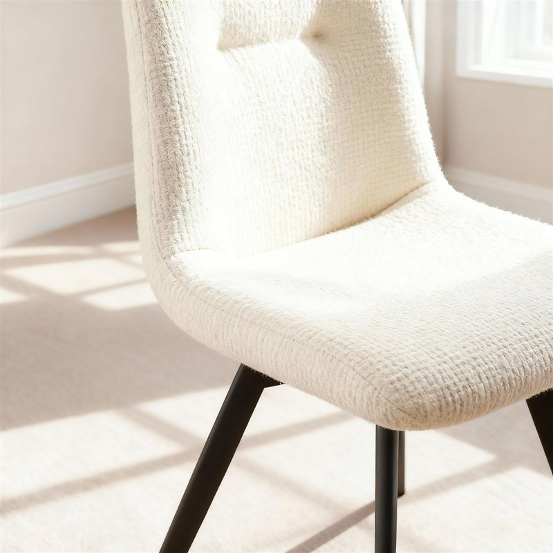 Vigo Solid Pine Dining Table and 4 Chairs Set, Off-White