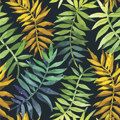 Illustration de feuilles tropicales Millendon par Monamonash