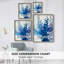 Reproduction encadrée Delphinium II - bois massif-201878132
