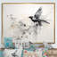 Minimalisme, oiseaux du paradis II sur toile-132995346-132995338