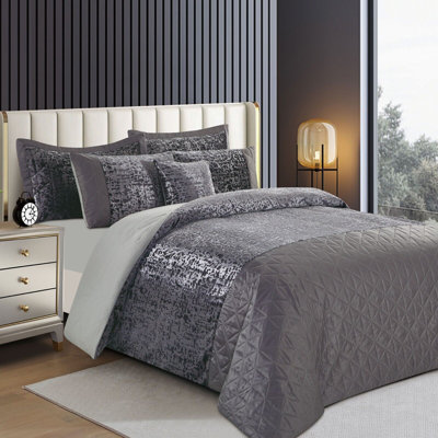 Aerith Microfiber Solid Colour Duvet Cover Set with Pillowcases Included