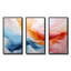 Rose et bleu apaisant tourbillonnant I - art mural abstrait-1770284255-1770284252