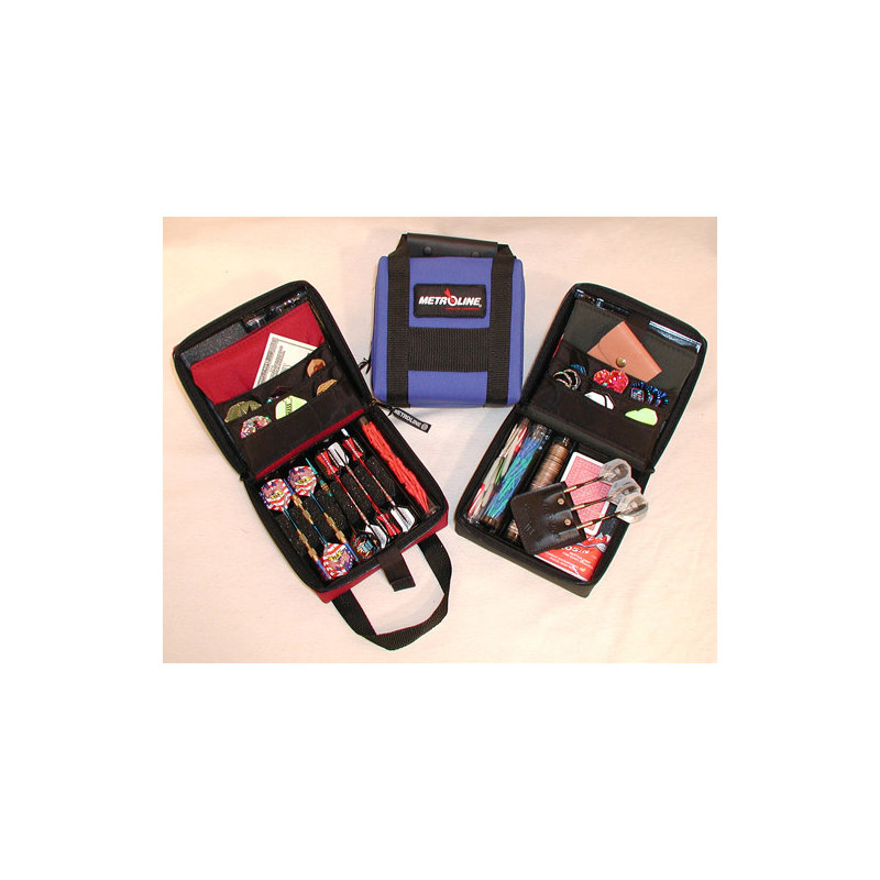 Split Back Metroline Fabric Dart Case, Black