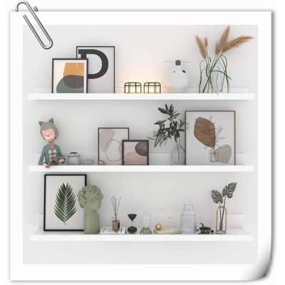Chakera 3 Piece Wood Floating Shelf