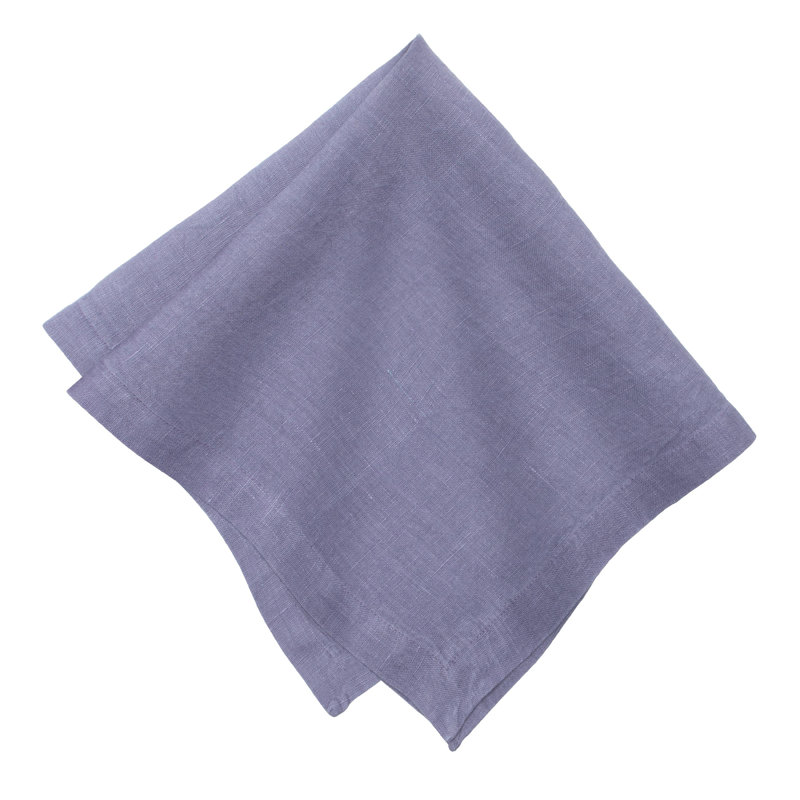 Dalissa Linen Square Napkins, Lavender
