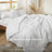 Bedsure Tufted Boho Queen Comforter Set – 3-Piece Bright White Shabby Bedding，Farmhouse Jacquard Bed Set with Embroidery, All-Season Softness for Cozy Bedrooms & Boho-Chic Gifts-105490883-105490881