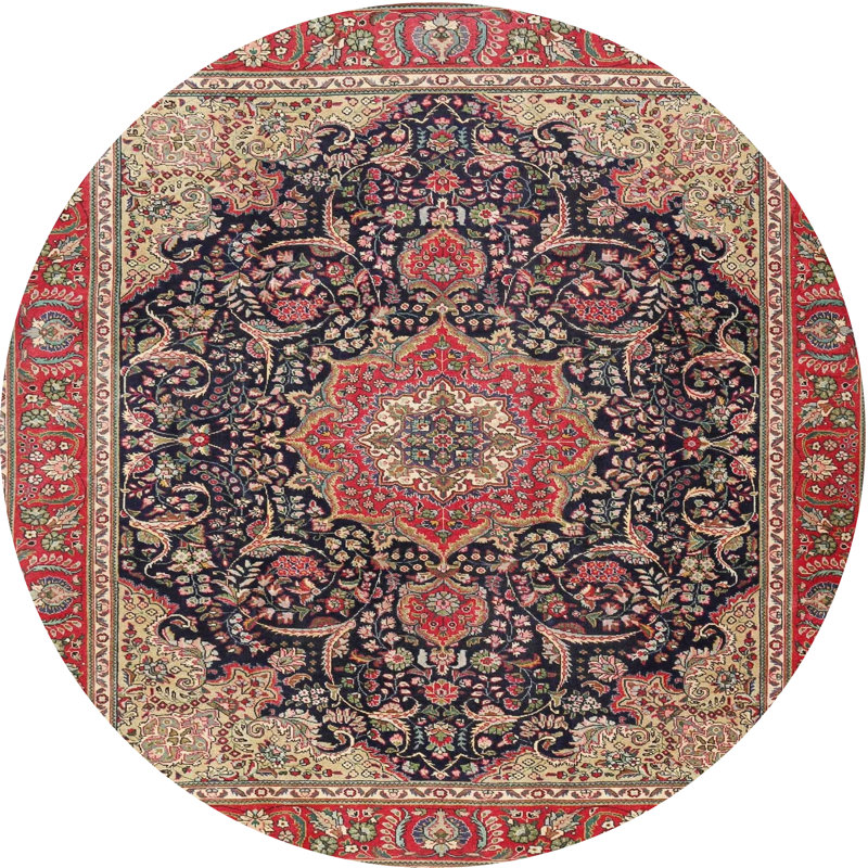 Chokan Oriental Indoor Rug, Round 5'