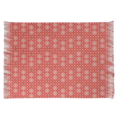 Tapis rouge de treillis classique Mcguigan
