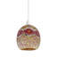 Paramonos 18cm H Glass Round Pendant Shade ( Uno ) in Multicolour