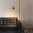75 inch modern arched floor lamp with metal lampshade and weighted marble base