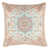 Bleu / motif cachemire beige