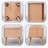 Nordic Modern Simple Solid Beech Nightstand - European Beech Wood Bedside Storage Cabinet, 0.4m Pure Solid Wood Bedroom Side Table-950964113