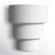 Logan 2 Light Ceramic Dimmable Flush Mounted Sconce