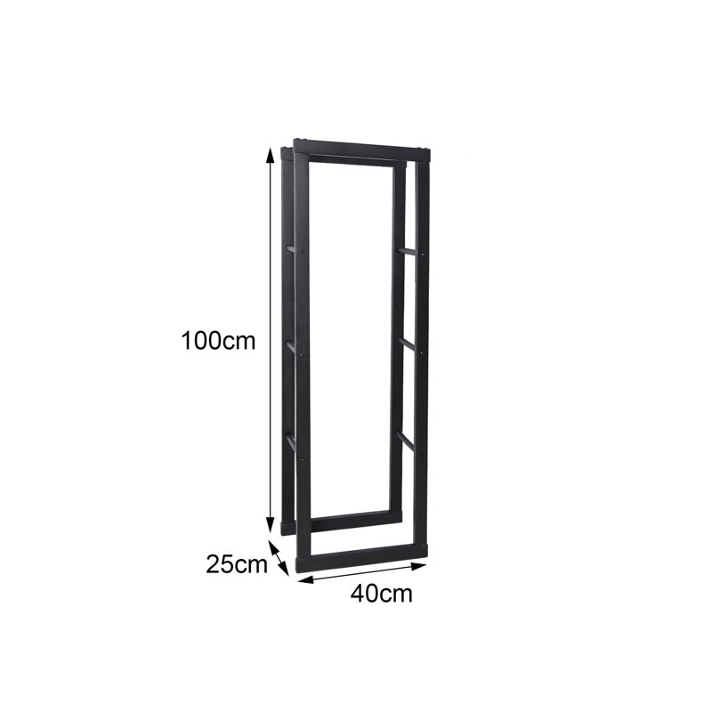 Edelia 40cm W Metal Log Rack