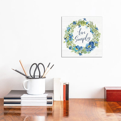 «Botanical Blue VI» par Silvia Vassileva - impression d'art graphique