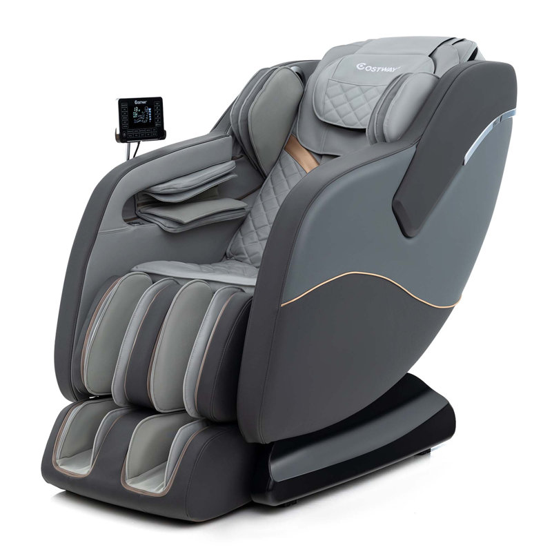 Fauteuil inclinable de massage Sl Track Zero Gravity, Gris