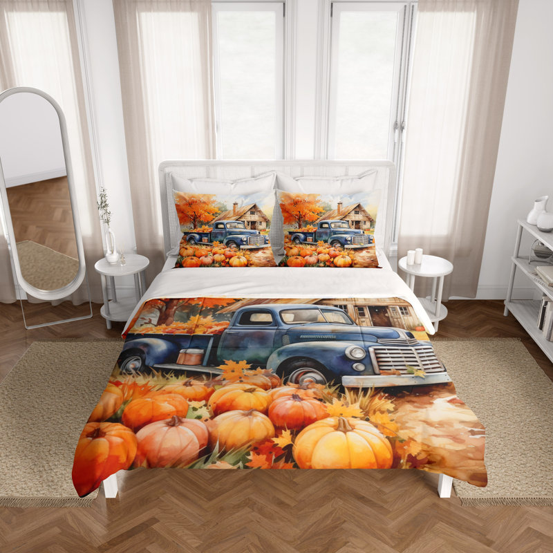 Abstract Duvet Cover, King Duvet Cover + 2 King Shams