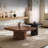 Simple square coffee table combination