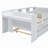 Multi-Functional Twin Daybed With Drawers And Trundle,  Headboard Storage And Tables, USB Charging Station, White