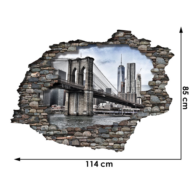 Scenic & Cityscapes Non-Wall Damaging Wall Decal