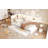 Upholstered Twin Size Platform Bed With USB Ports And LED Belt, With Trundle-1233432161