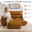 Compression Pre-Filled Leathaire Bean Bag Chairs Loveseat
