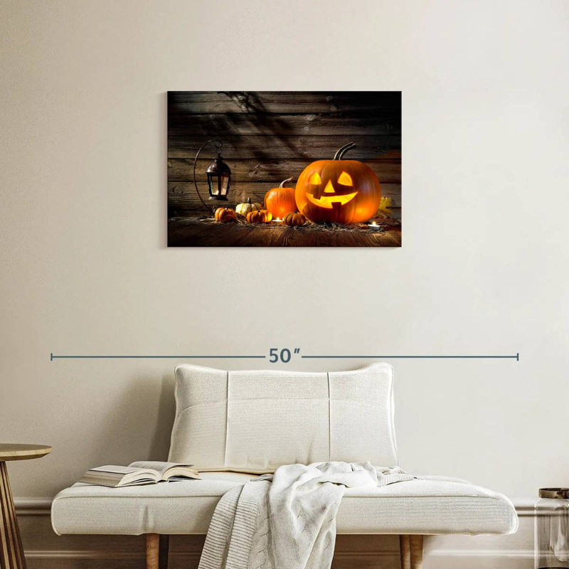 Jack O Lantern souriant, H 20 po x l 30 po