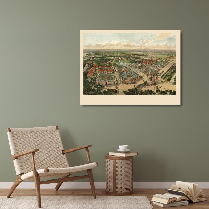 «Red Barrel Studio® Inconnu», art sur toile tendue sous le titre «St Louis Worlds Fair», H 28 po x l 36 po