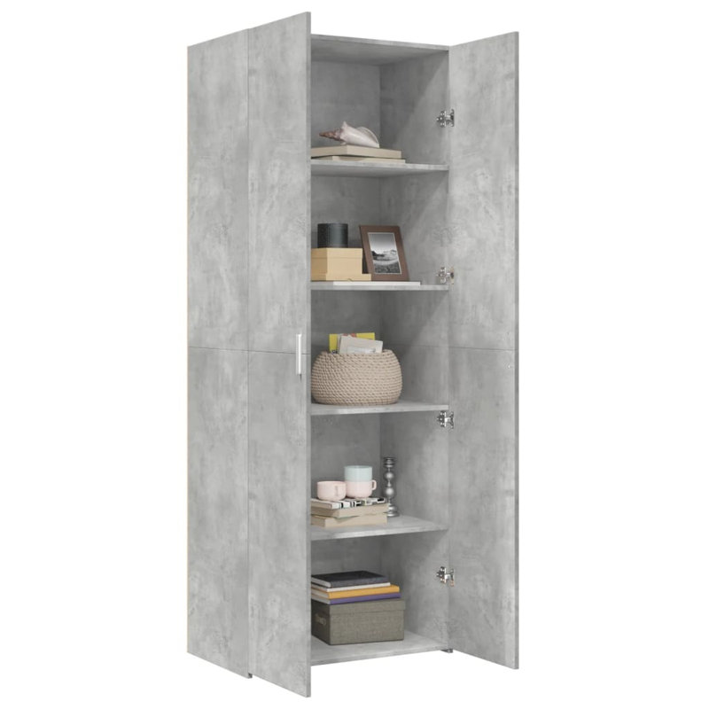 Alexxandria 70cm Sideboard, Concrete grey