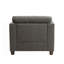 Chaise d'appoint avec 3 coussins, chaise de salon